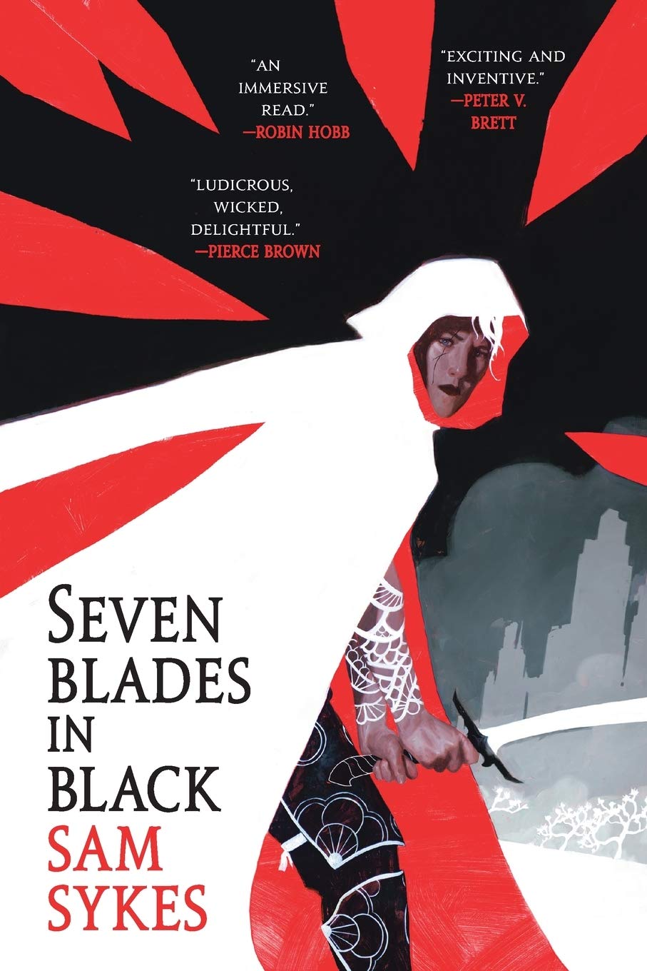 Seven Blades in Black (The Grave of Empires, 1),Used