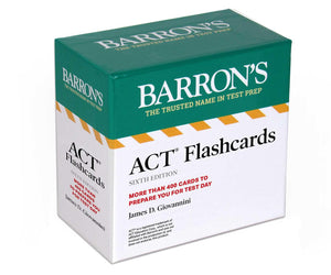 Act Flashcards, Sixth Edition: UpToDate Review (2026) (BarronS Act Prep)