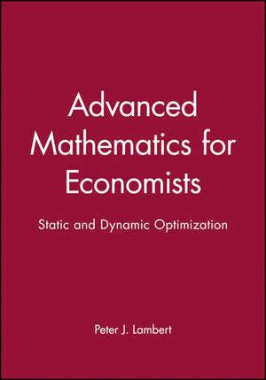 Advanced Mathematics for Economists: Static and Dynamic Optimization,Used