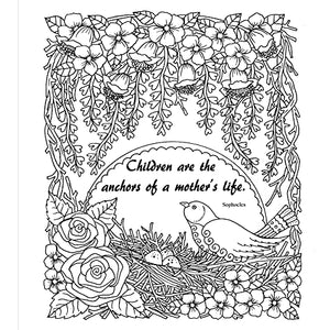 Zendoodle Colorscapes: A Mother's Love: Inspiring Words to Color and Display,Used