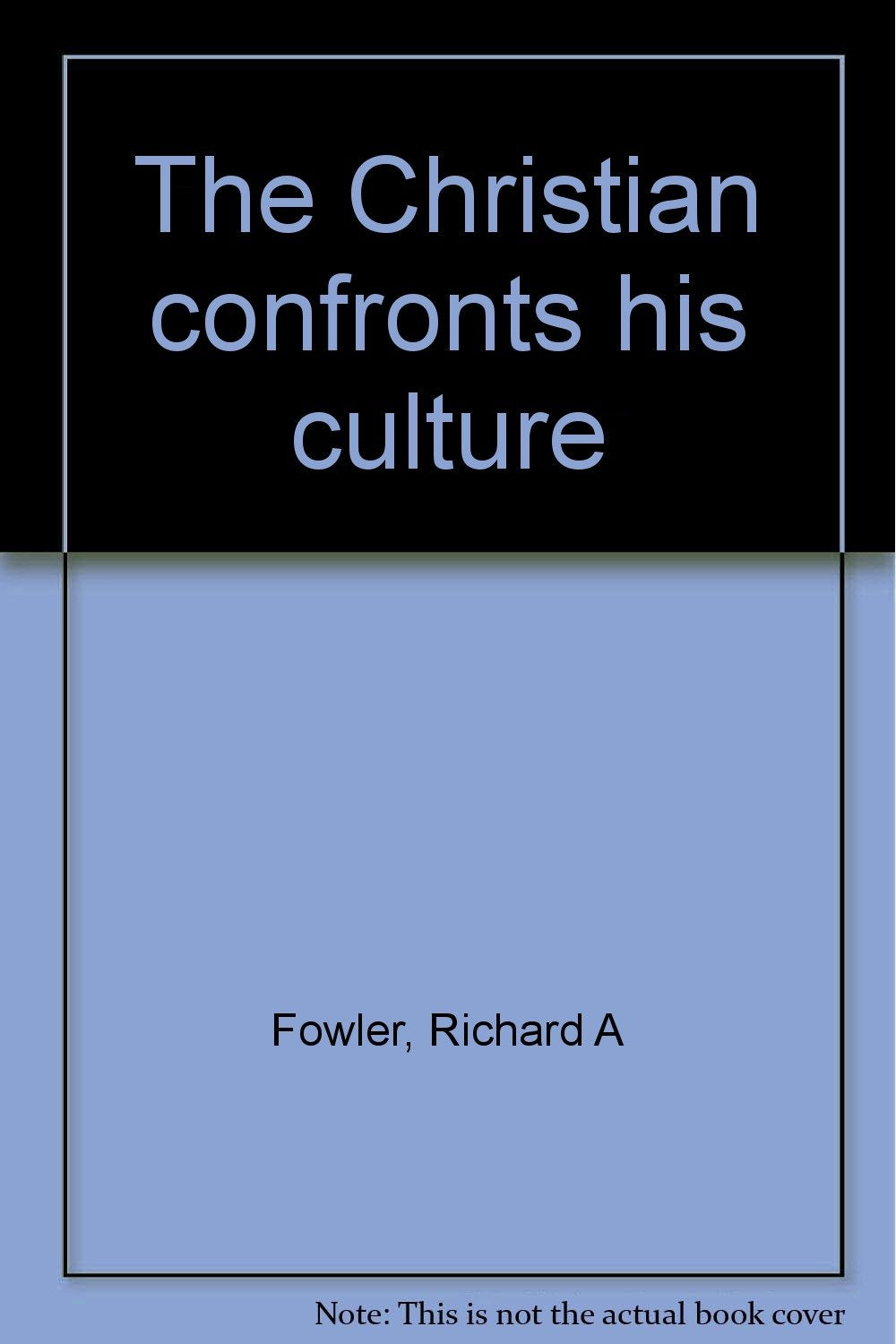 The Christian confronts his culture,Used