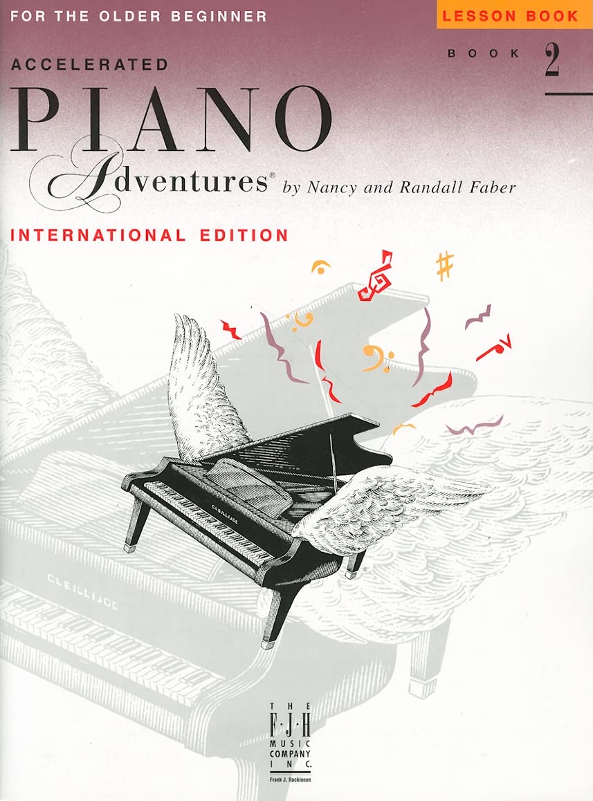 Accelerated Piano Adventures for the Older Beginner  Lesson Book 2, International Edition,Used