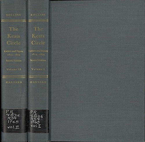 Keats Circle Letters And Papers And More Letters And Poems Of The Keats Circle,Used