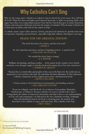 Why Catholics Can't Sing: Revised and Updated With New Grand Conclusions and Good Advice,Used