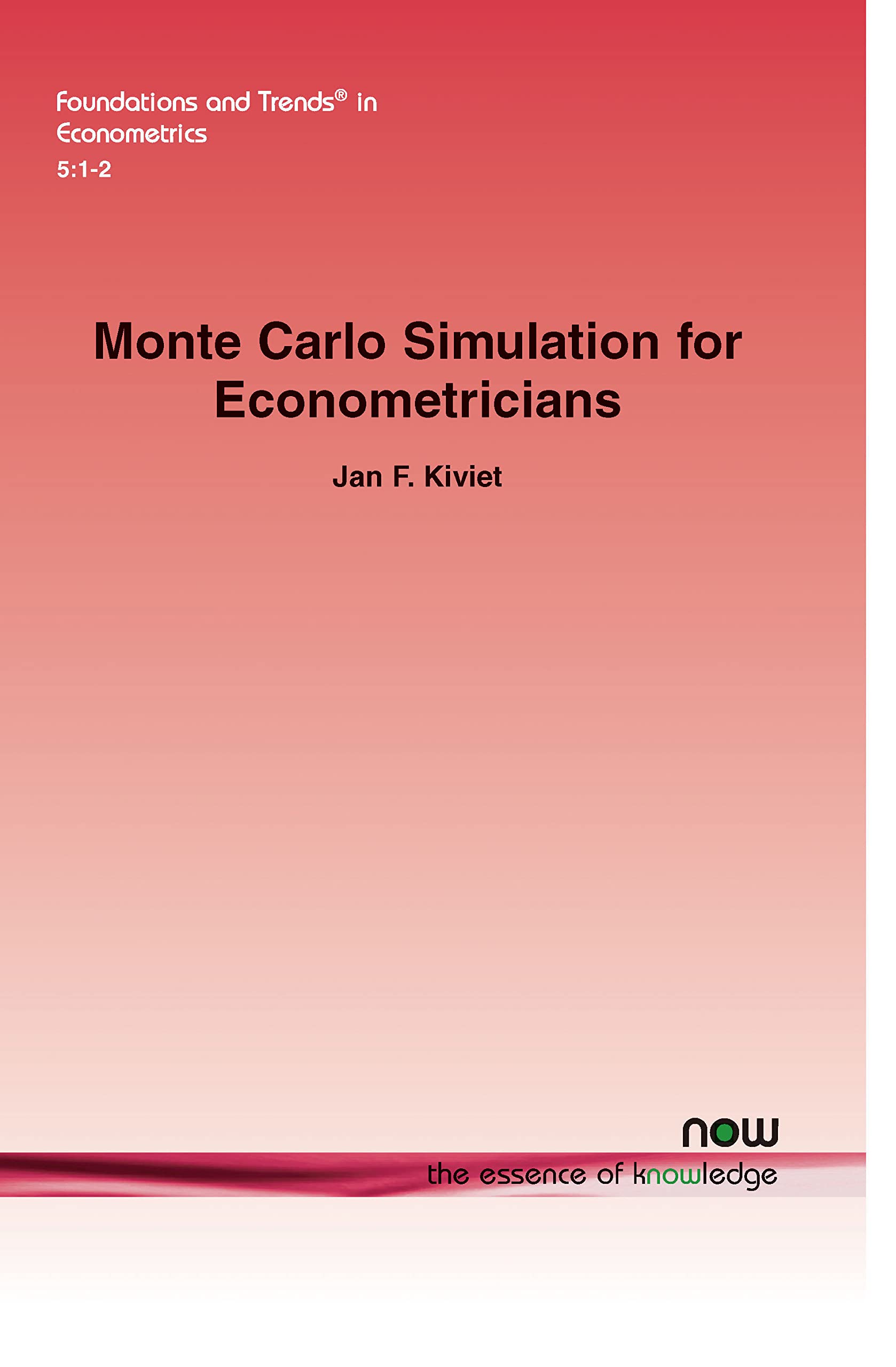 Monte Carlo Simulation for Econometricians (Foundations and Trends(r) in Econometrics),Used