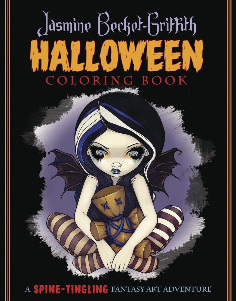 Jasmine BecketGriffith Halloween Coloring Book: A SpineTingling Fantasy Art Adventure,Used