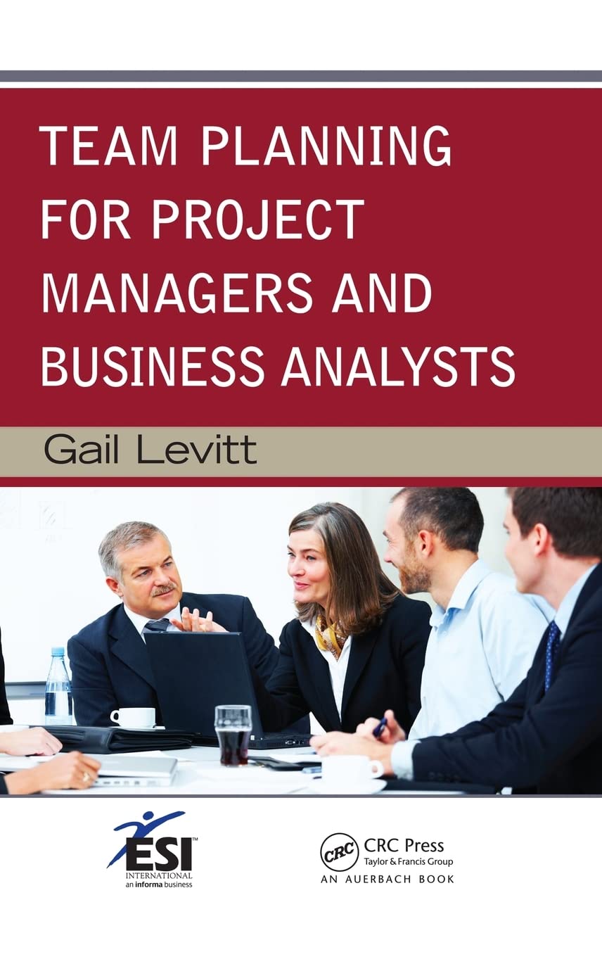 Team Planning For Project Managers And Business Analysts (Esi International Project Management),Used