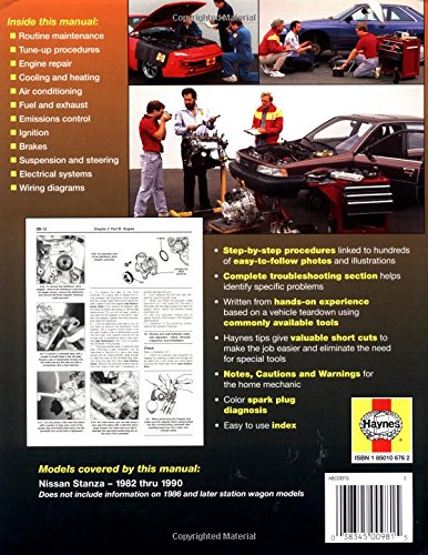 Nissan Stanza '82'90 (Haynes Repair Manuals),Used