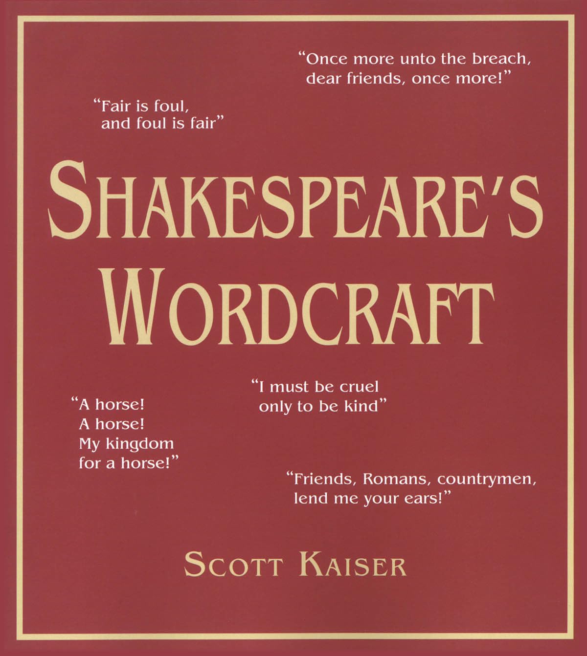 Shakespeare'S Wordcraft (Limelight),New