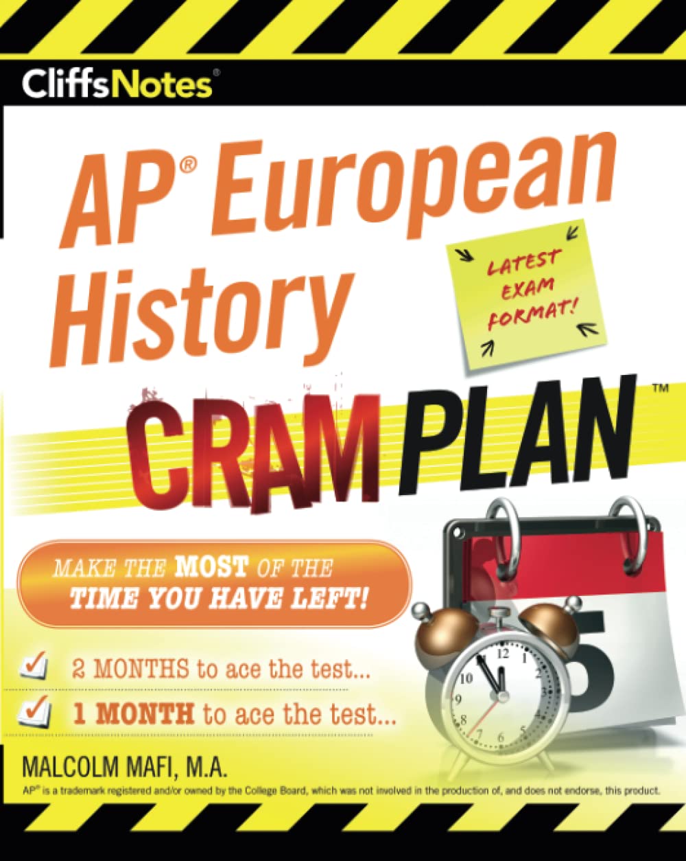 CliffsNotes AP European History Cram Plan,Used