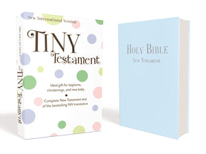 NIV, Tiny Testament Bible: New Testament, Leathersoft, Blue,Used
