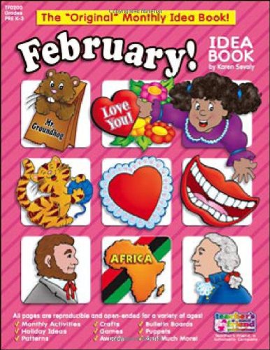 February Monthly Idea Book,Used