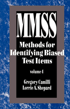 Methods For Identifying Biased Test Items (Measurement Methods For The Social Science),Used