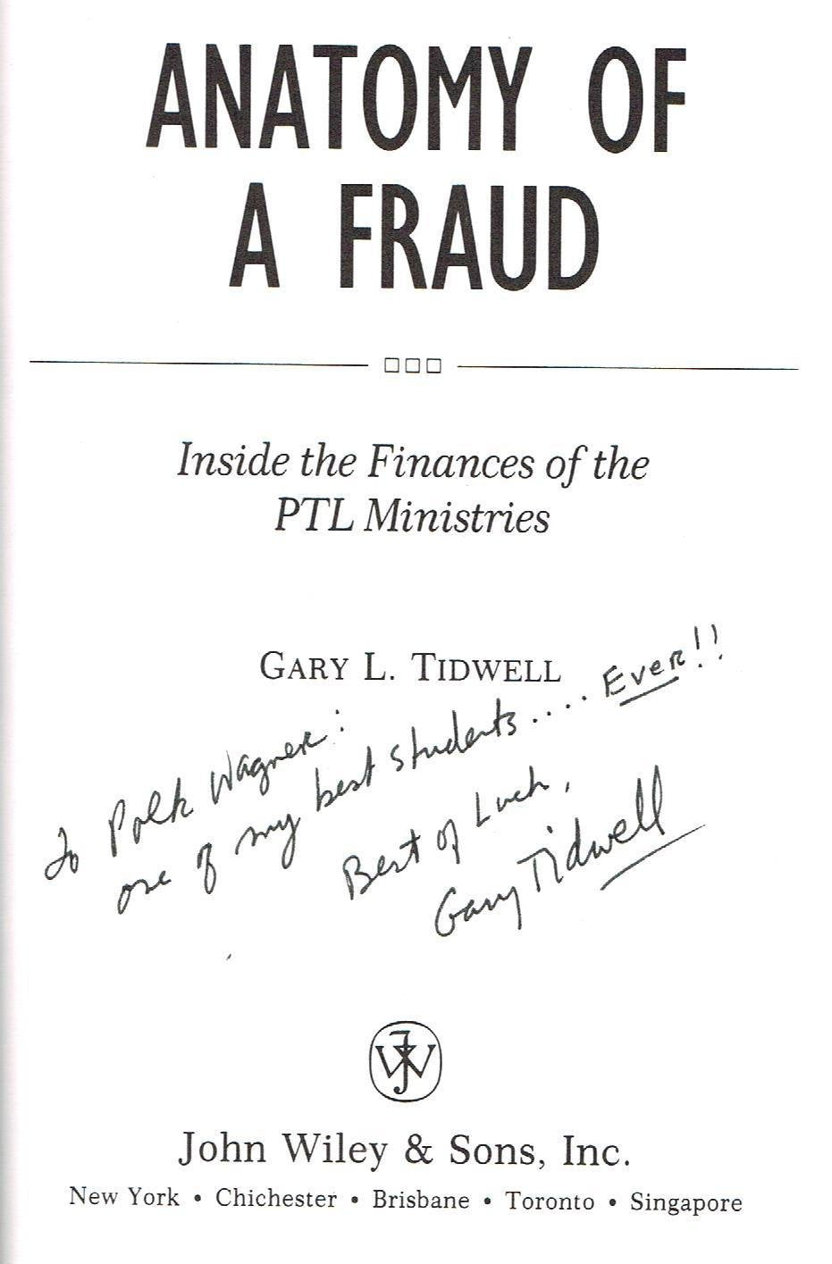 Anatomy of a Fraud: Inside the Finances of the PTL Ministries,Used