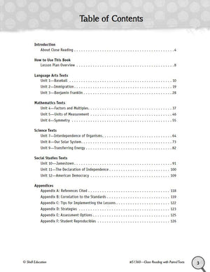 Close Reading with Paired Texts Level 4,Used