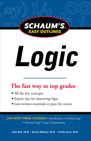 Schaum's Easy Outline of Logic, Revised Edition (Schaum's Easy Outlines),Used