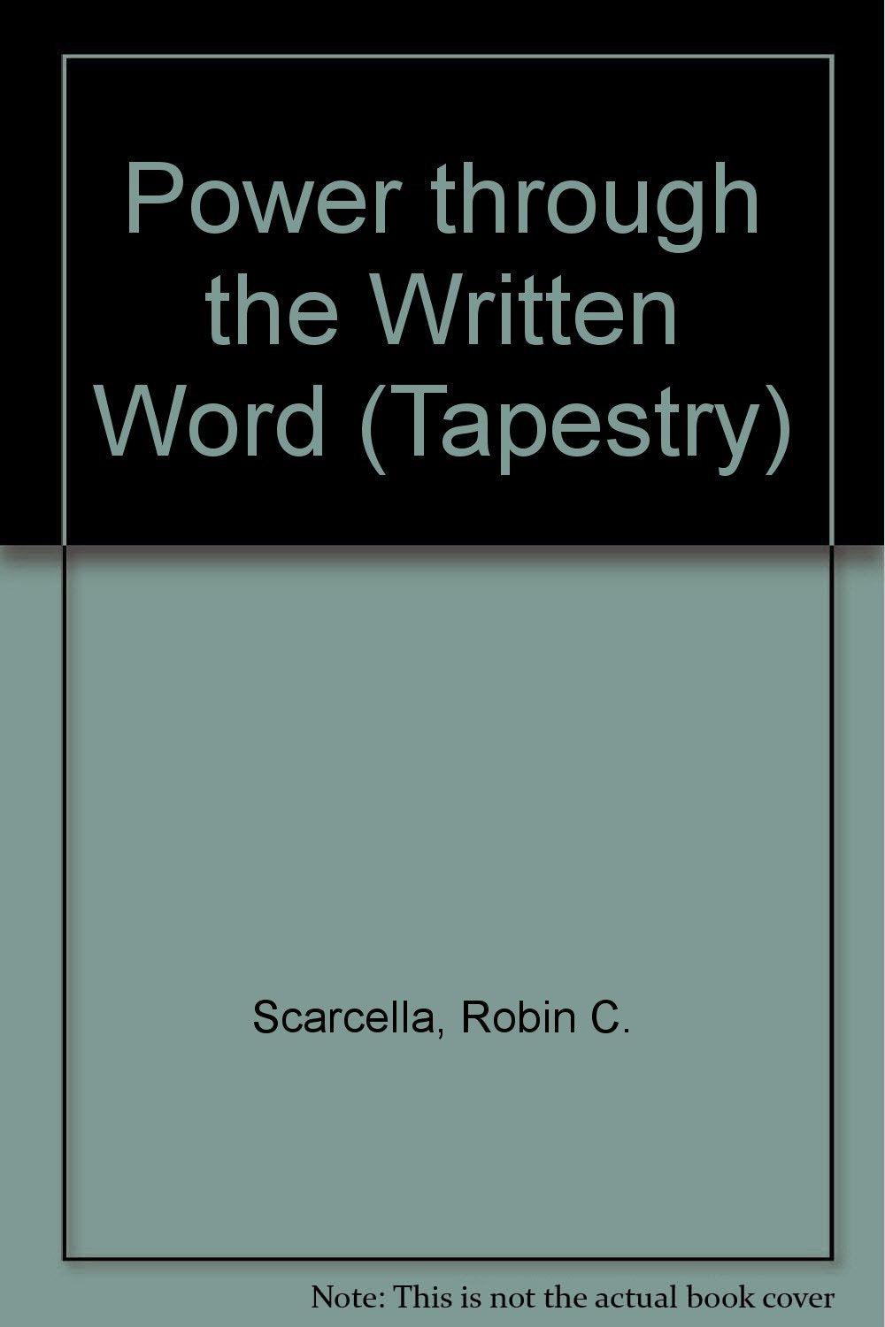 Power Through the Written Word (Tapestry),Used