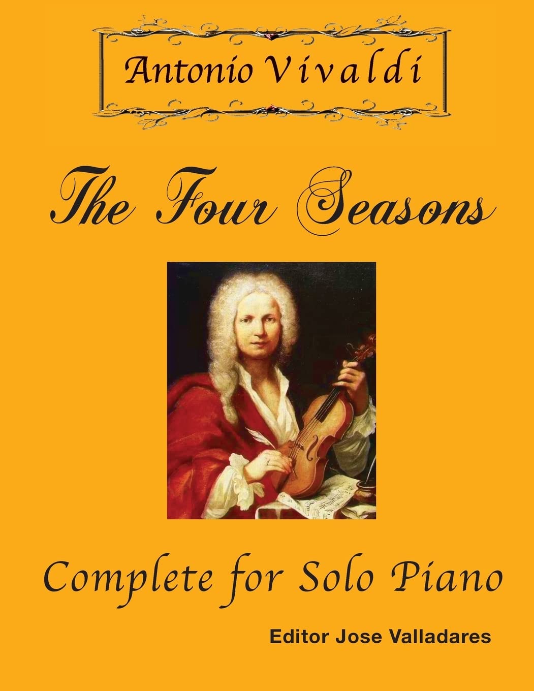 Antonio Vivaldi  The Four Seasons, Complete: for Solo Piano,Used