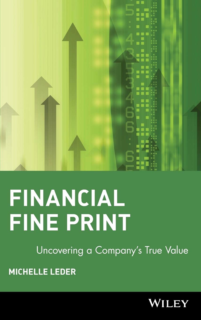 Financial Fine Print: Uncovering a Company's True Value,Used