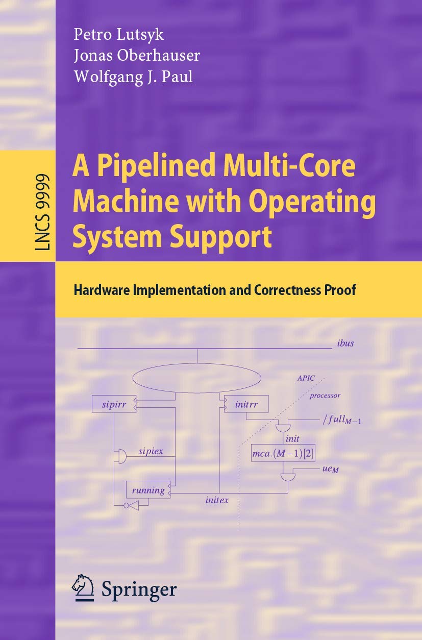 A Pipelined MultiCore Machine with Operating System Support: Hardware Implementation and Correctness Proof (Theoretical Compute,Used