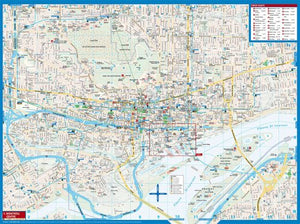 Laminated Montreal Map by Borch (English Edition),Used