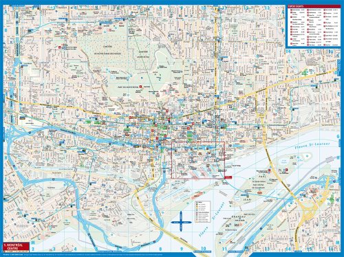 Laminated Montreal Map by Borch (English Edition),Used
