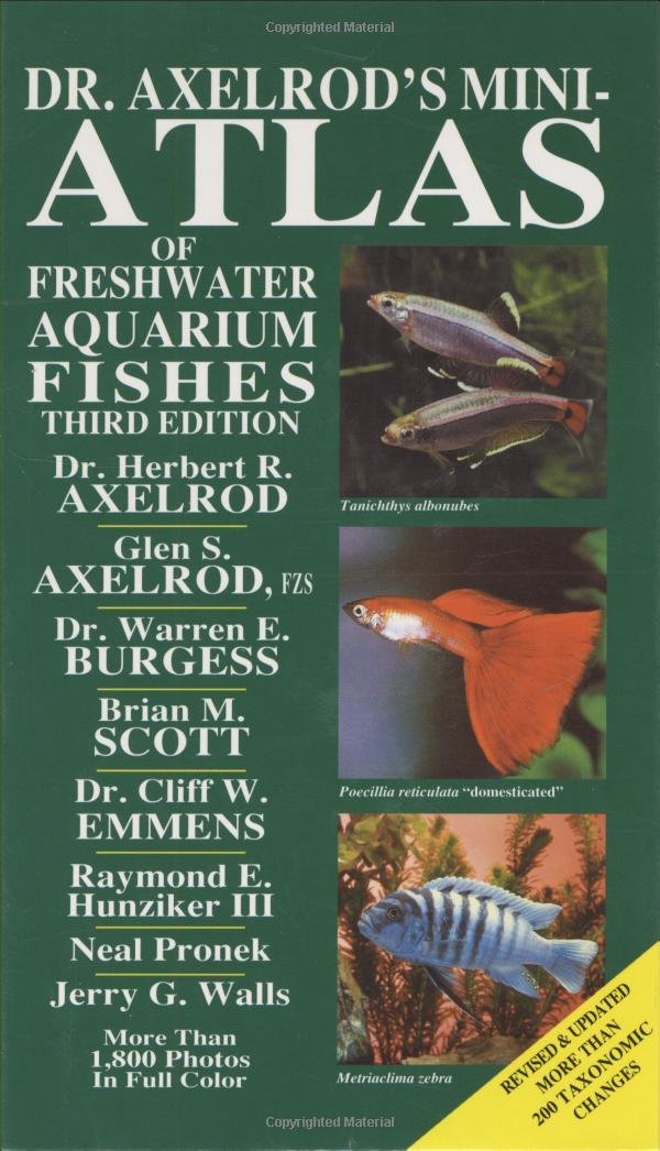 Dr. Axelrod's MiniAtlas of Freshwater Aquarium Fishes,Used