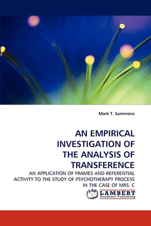 AN EMPIRICAL INVESTIGATION OF THE ANALYSIS OF TRANSFERENCE: AN APPLICATION OF FRAMES AND REFERENTIAL ACTIVITY TO THE STUDY OF PS,Used