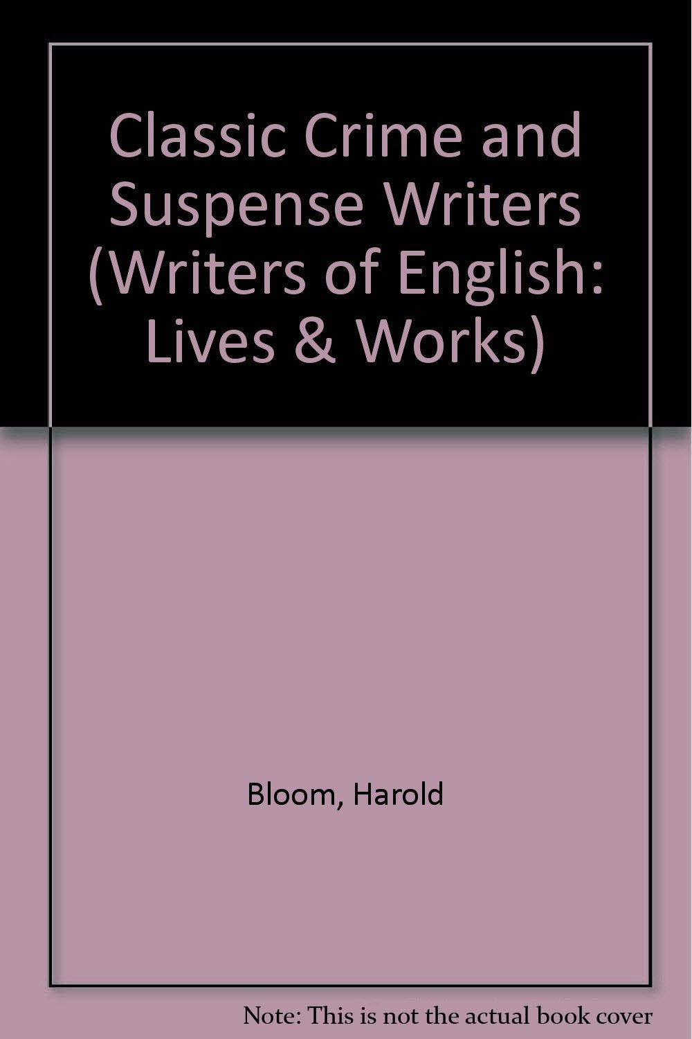 Classic Crime and Suspense Writers (Writers of English),Used