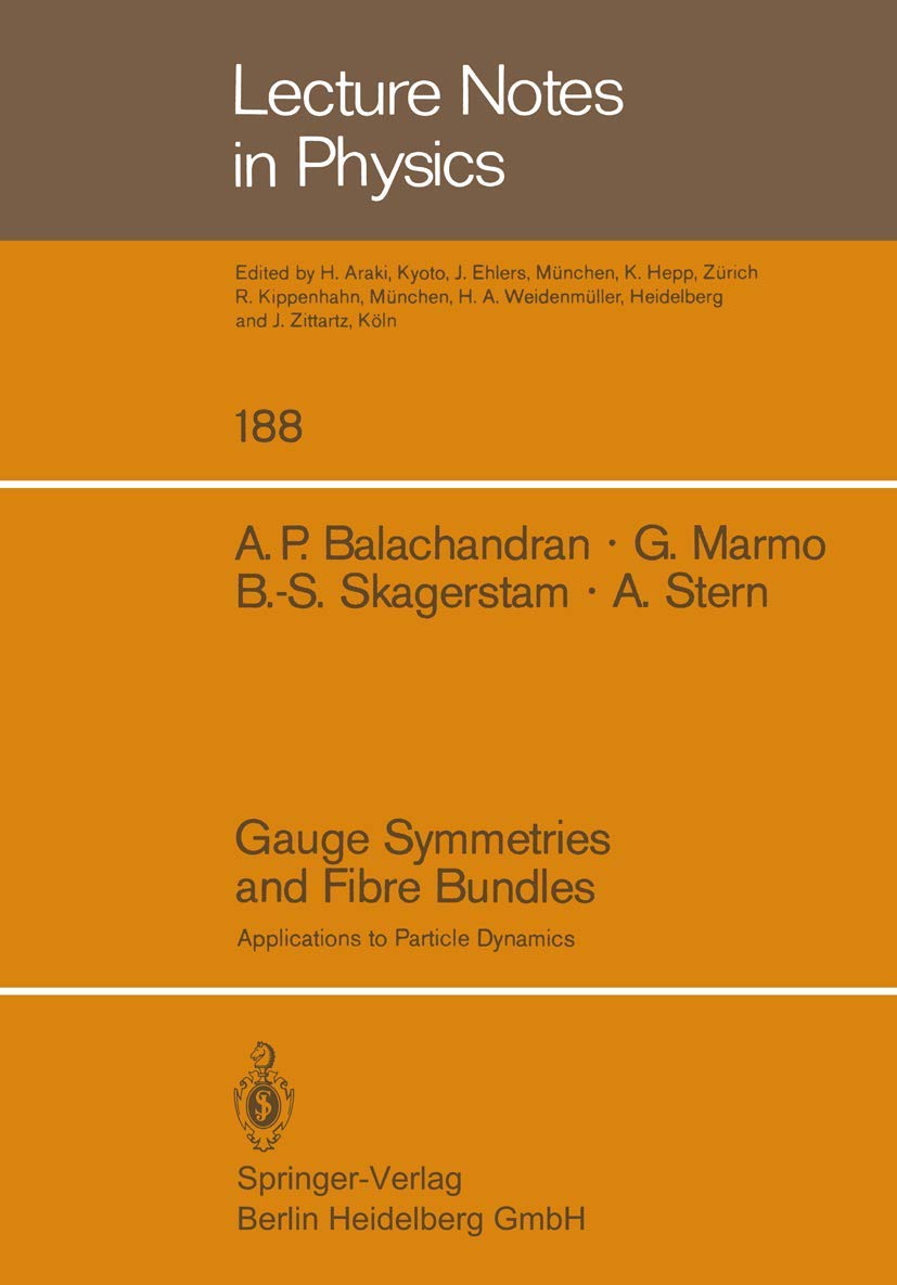 Gauge Symmetries And Fibre Bundles: Applications To Particle Dynamics (Lecture Notes In Physics, 188),Used