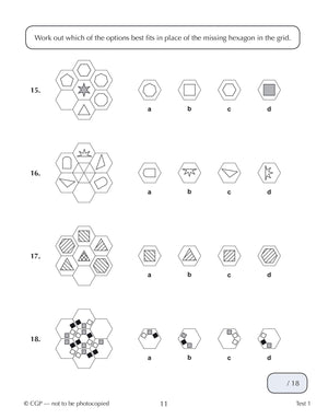 New 11+ CEM 10Minute Tests: NonVerbal Reasoning  Ages 910 (with Online Edition) (CGP 11+ CEM),Used