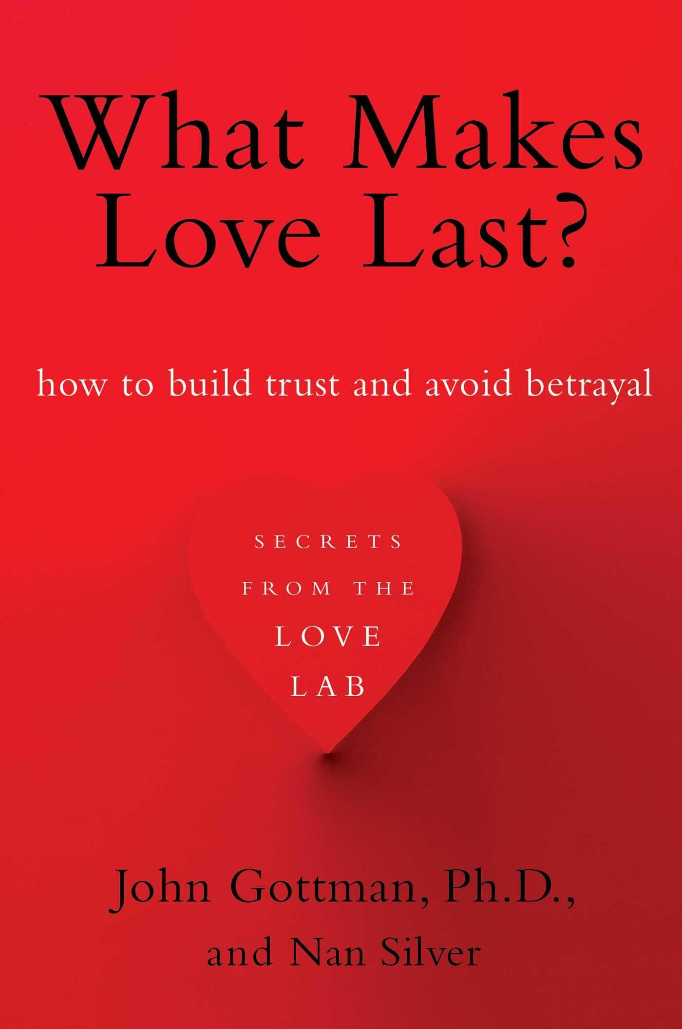What Makes Love Last?: How to Build Trust and Avoid Betrayal,New