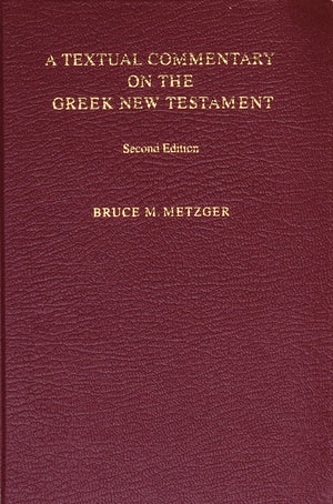 A Textual Commentary on the Greek New Testament (UBS4),Used
