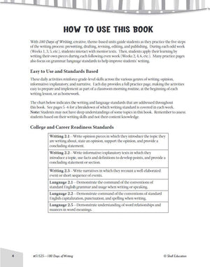 180 Days of Writing for Second Grade  An EasytoUse Second Grade Writing Workbook to Practice and Improve Writing Skills (180 ,New