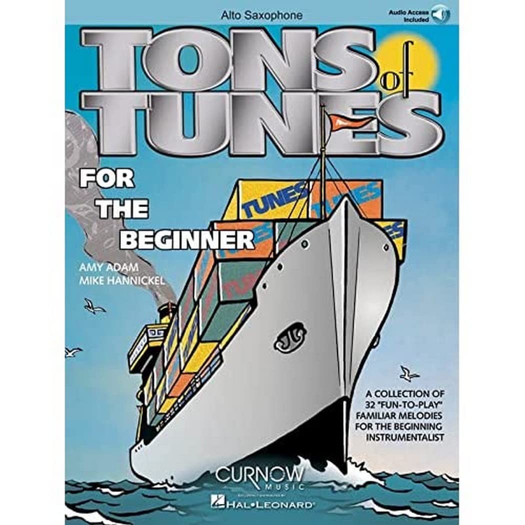 Tons Of Tunes For The Beginner (Audio Access Included): Eb Alto Saxophone  Grade 0.5 To 1