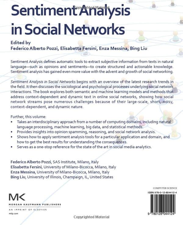 Sentiment Analysis in Social Networks,Used