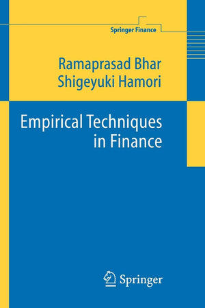 Empirical Techniques in Finance (Springer Finance),Used