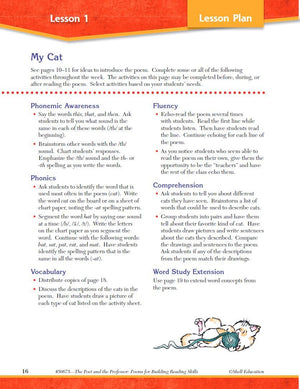 Poems for Building Reading Skills Level 1 (The Poet and the Professor),Used