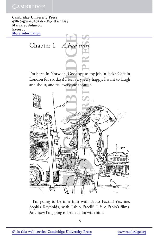 Big Hair Day Starter/Beginner (Cambridge English Readers)-used