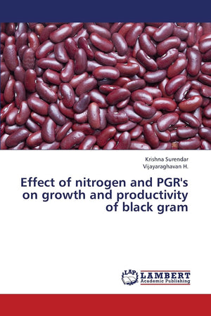 Effect of nitrogen and PGR's on growth and productivity of black gram,Used