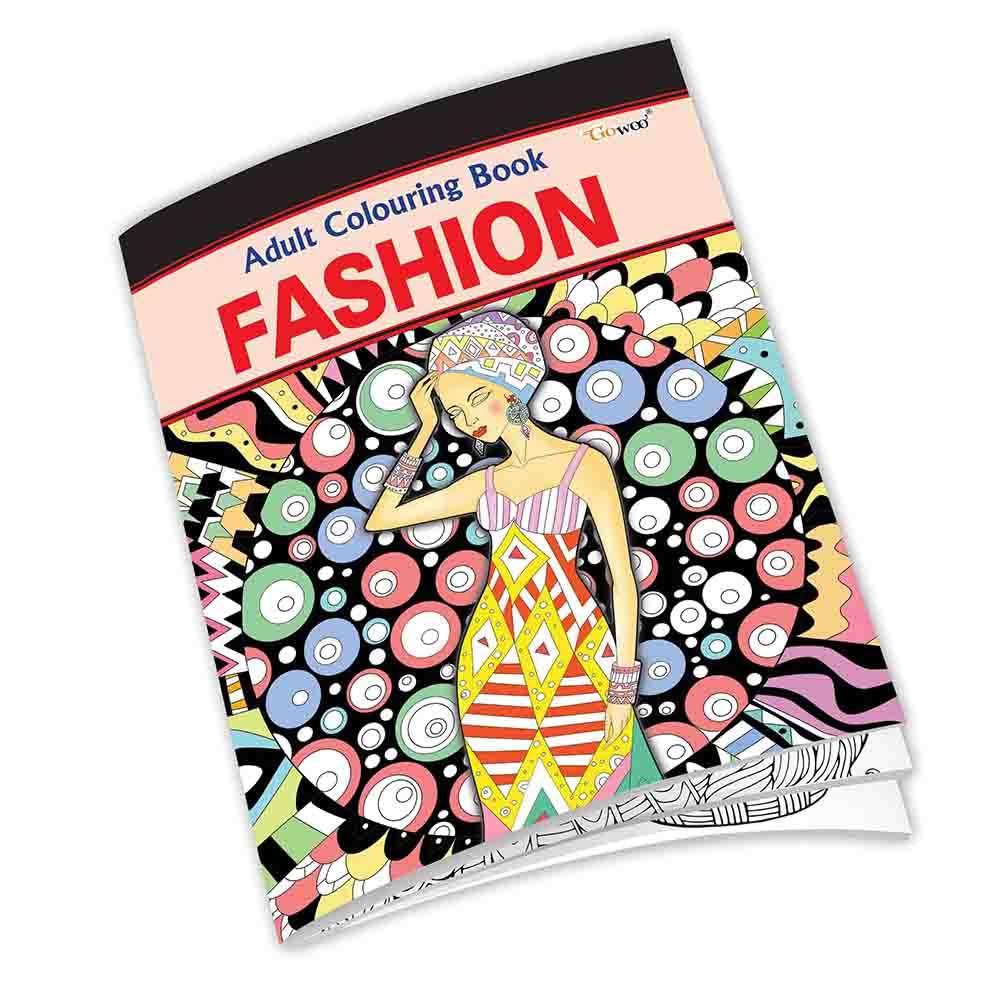 Fashion - Adult Colouring Book : Creative Coloring Book, Creative Designs For Adults And Kids, Mindful Colouring For Creativity And Calm, Colouring Book For Kids And Adults