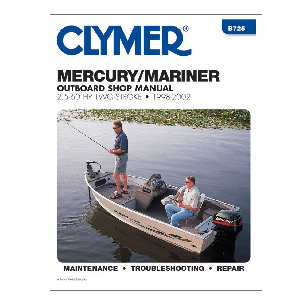 Clymer Mercury/Mariner 2.560 Hp Twostroke Outboards, 19982002, B725,Used