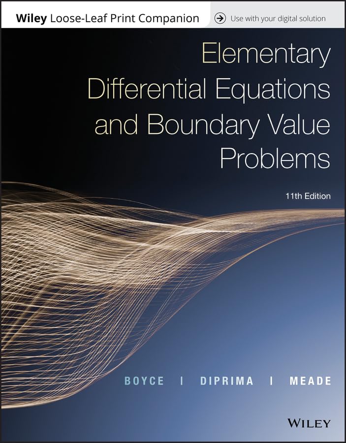 Elementary Differential Equations and Boundary Value Problems,Used