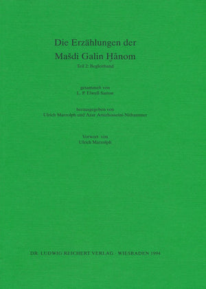 Die Erzahlungen der Masdi Galin Hanom: Teil 2: Begleitband (German Edition),Used