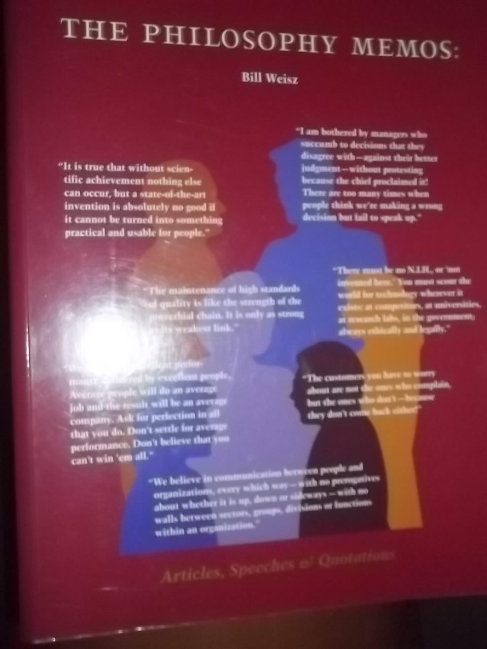The Philosophy Memos: Articles, Speeches and Quotations,Used