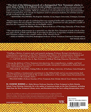 An Introduction to the New Testament: History, Literature, Theology,New