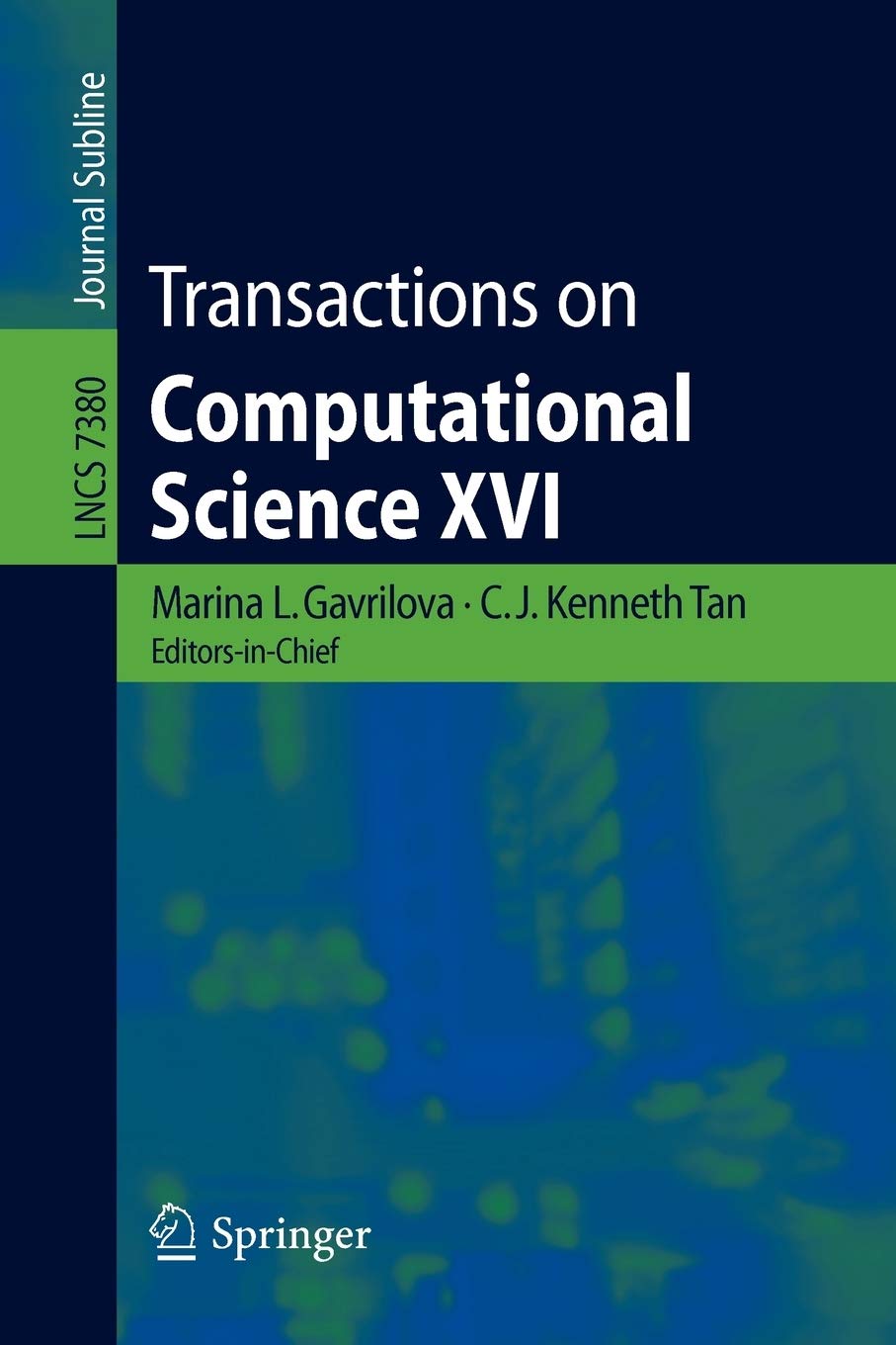 Transactions on Computational Science XVI (Lecture Notes in Computer Science, 7380),Used