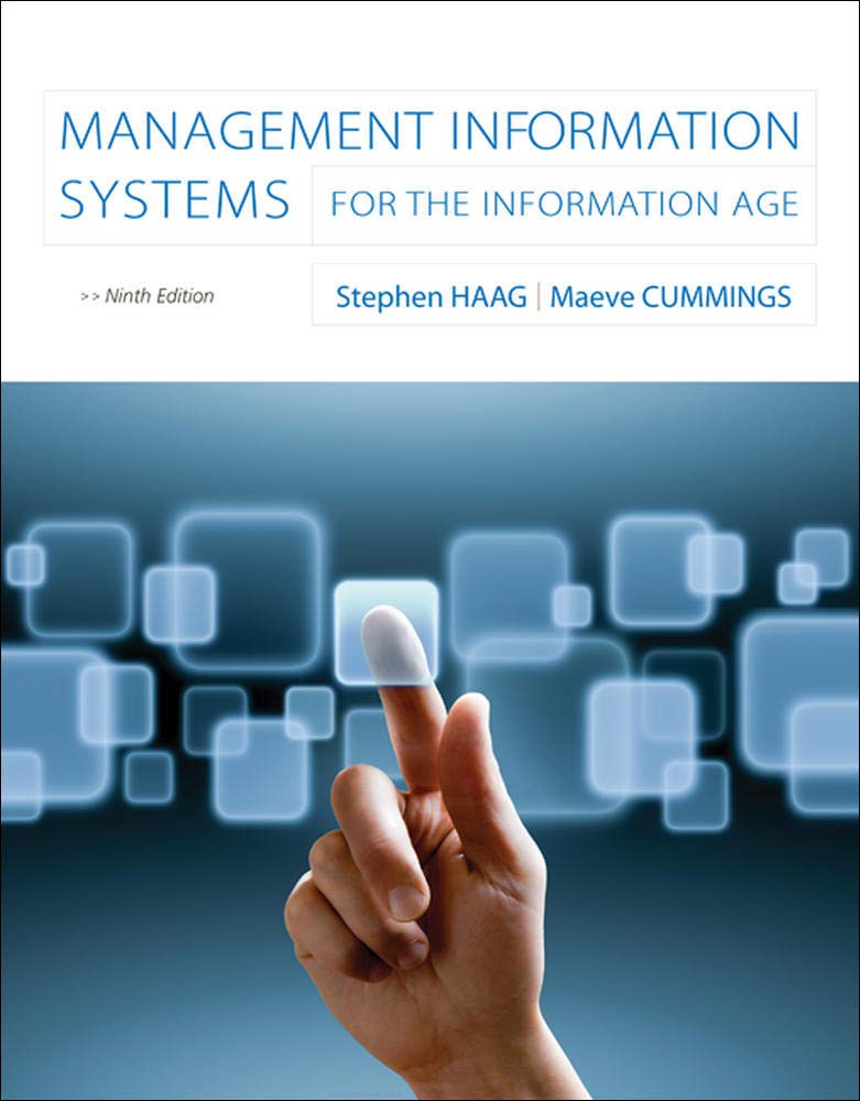 Loose Leaf For Management Information Systems For The Information Age,New