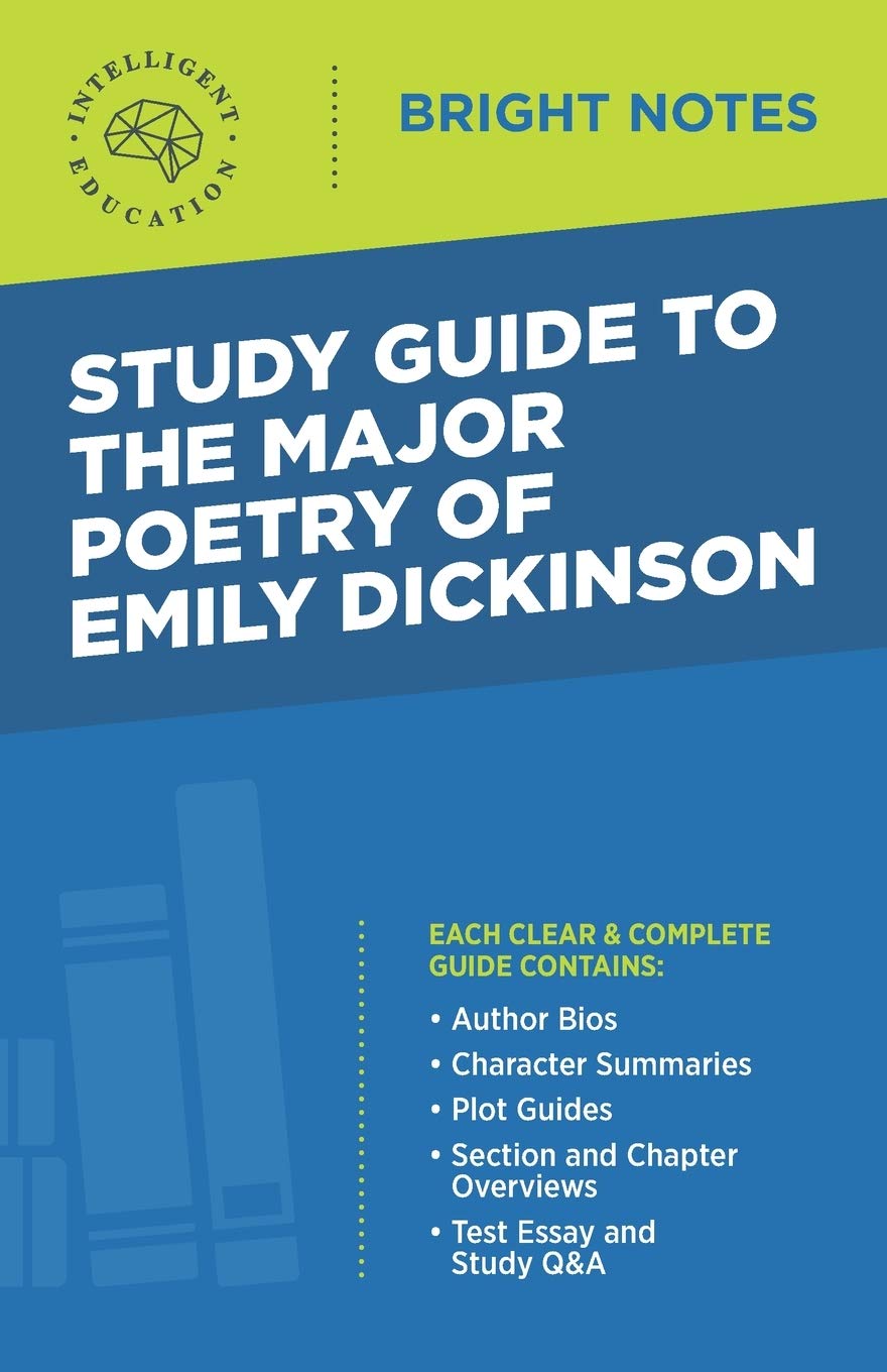 Study Guide to The Major Poetry of Emily Dickinson (Bright Notes),Used