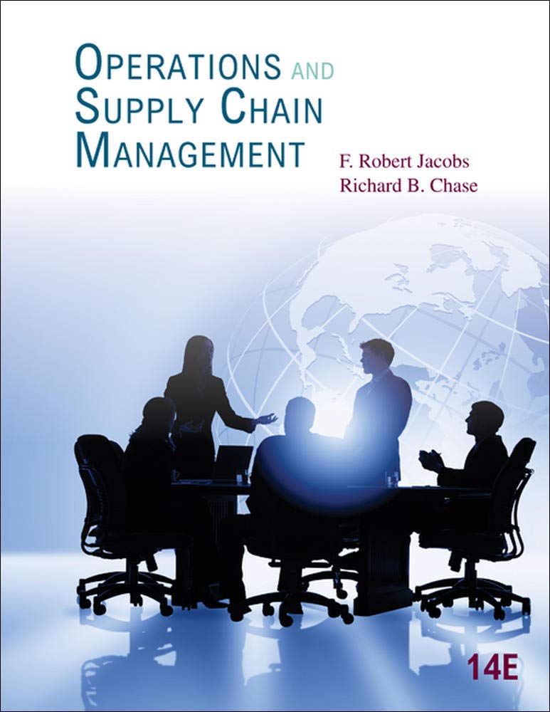 Operations and Supply Chain Management (Mcgrawhill / Irwin),New